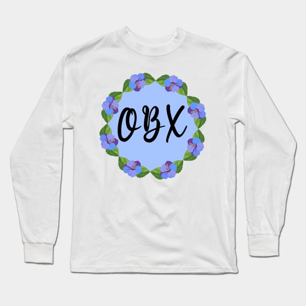 OBX (Blue) Long Sleeve T-Shirt by cartershart